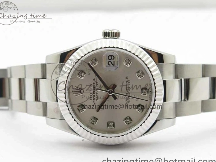 0214 Datejust 31mm 278271 SS BP Maker Best Edition Silver Crystal Dial on Oyster Bracelet Affordable 2745